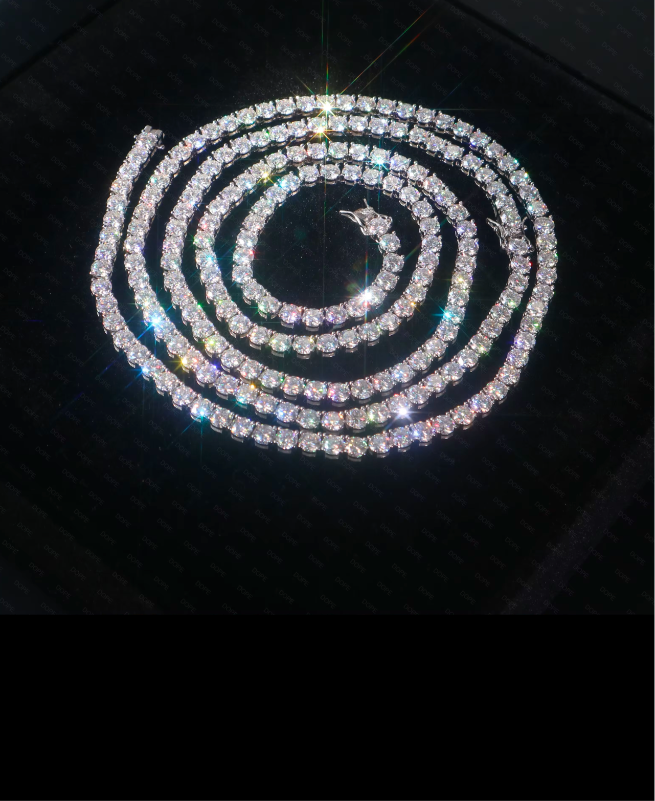 Diamond Tennis Chain4MM