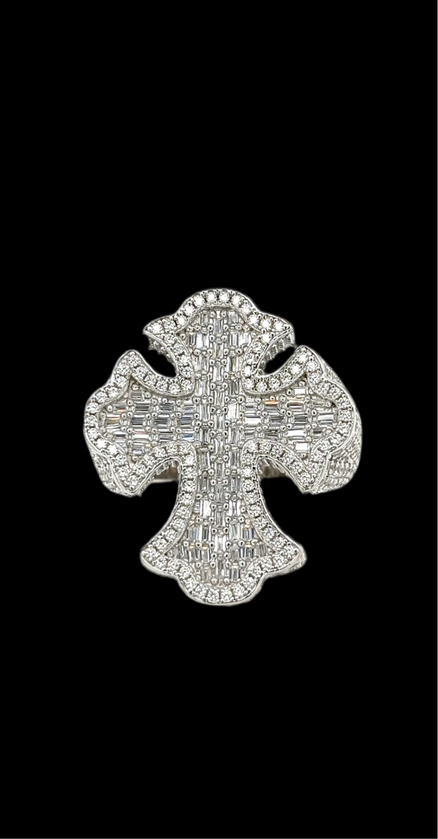 VVS Lab Diamond Cross Ring