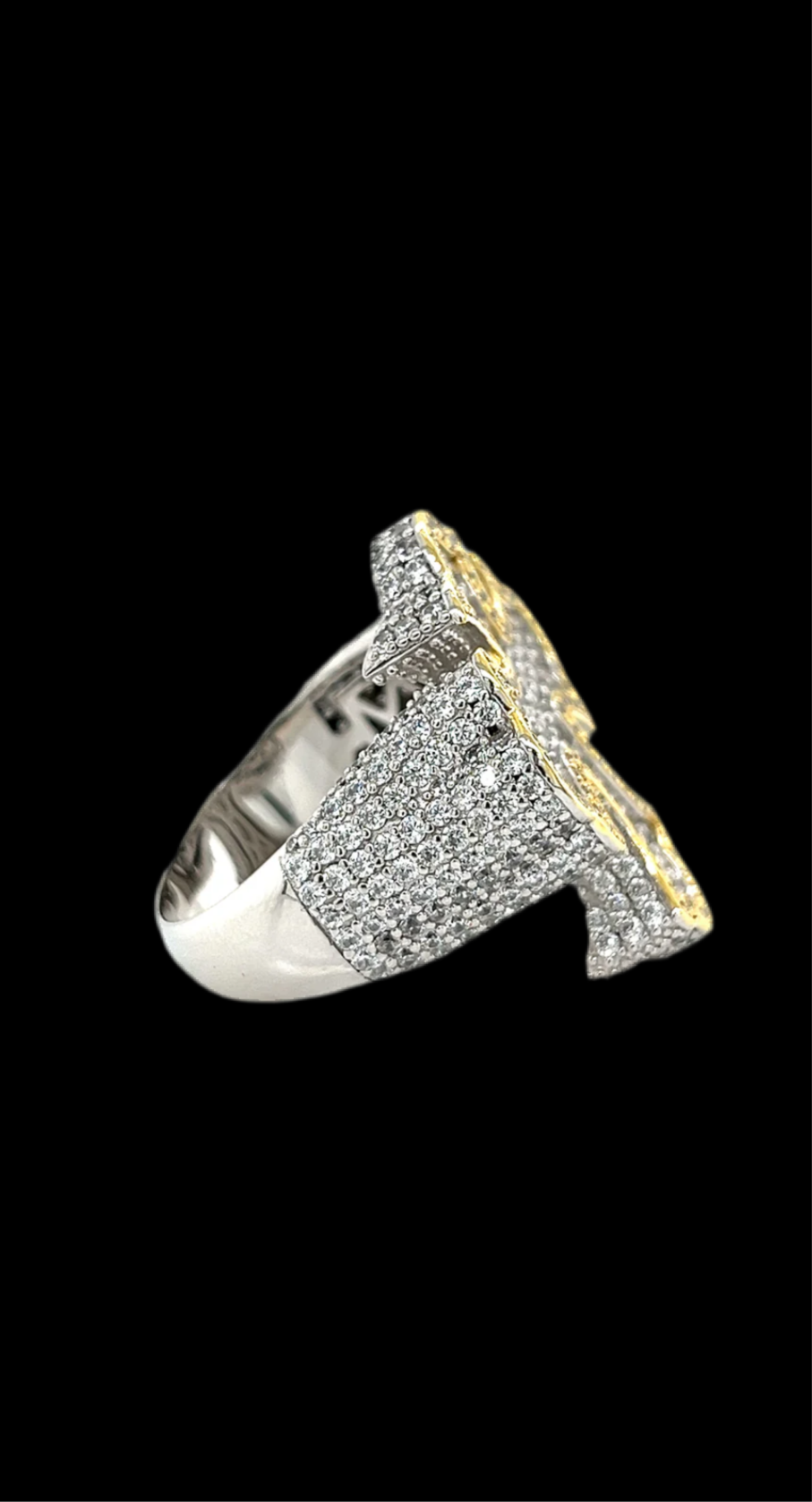 VVS Lab Diamond Cross Ring