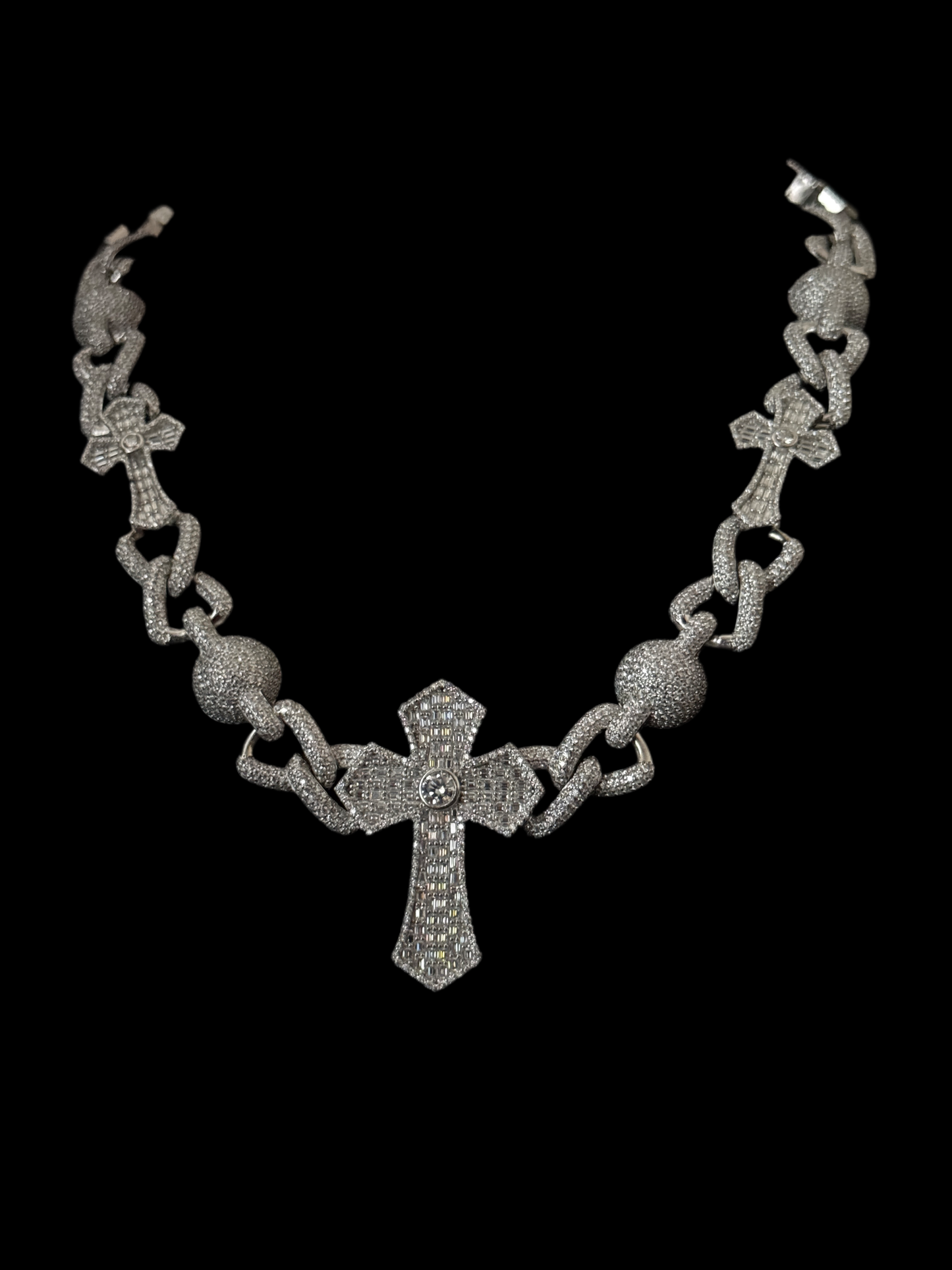 Custom Cross Diamond Chain