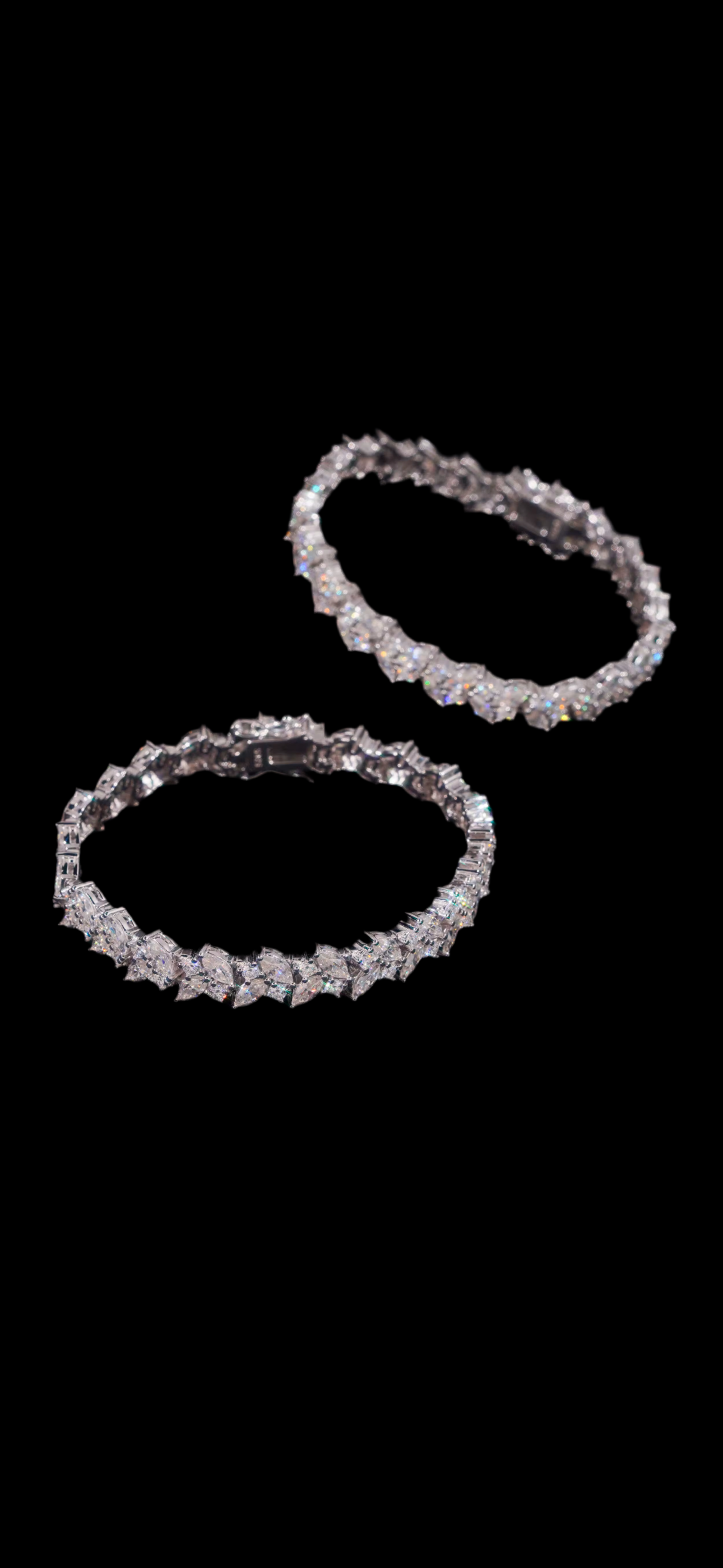 Marquise Cut Solitaire Diamond Bracelet