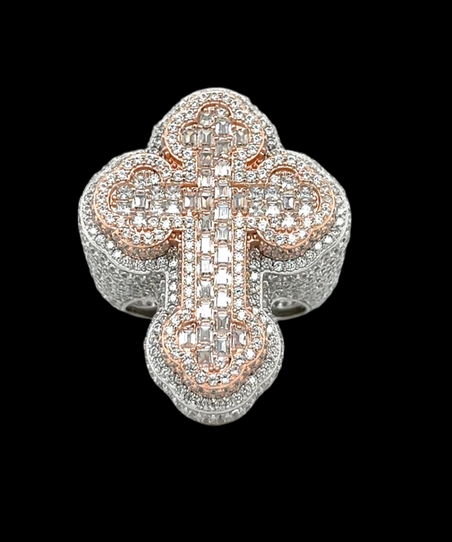 VVS DIAMOND CROSS RING