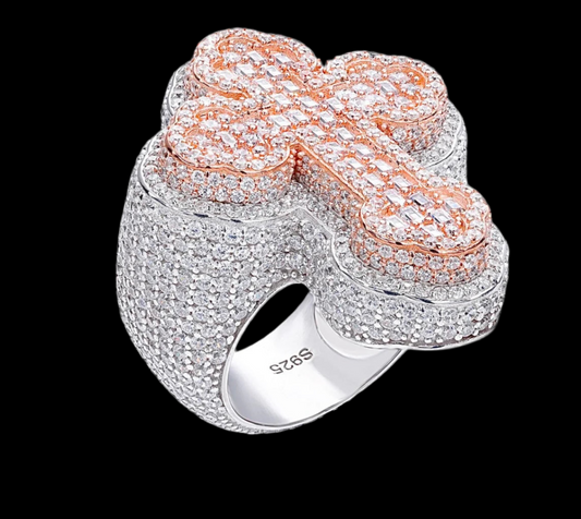 VVS DIAMOND CROSS RING