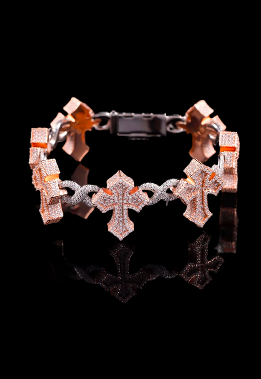 Cross Diamond Bracelet