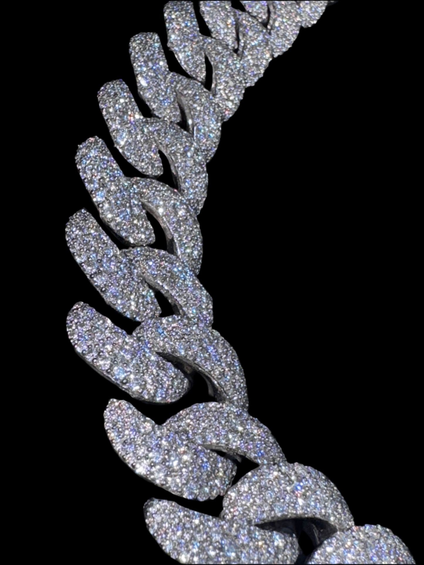 20MM, 300Grams, 63CTW VVS DIAMOND CUBAN LINK