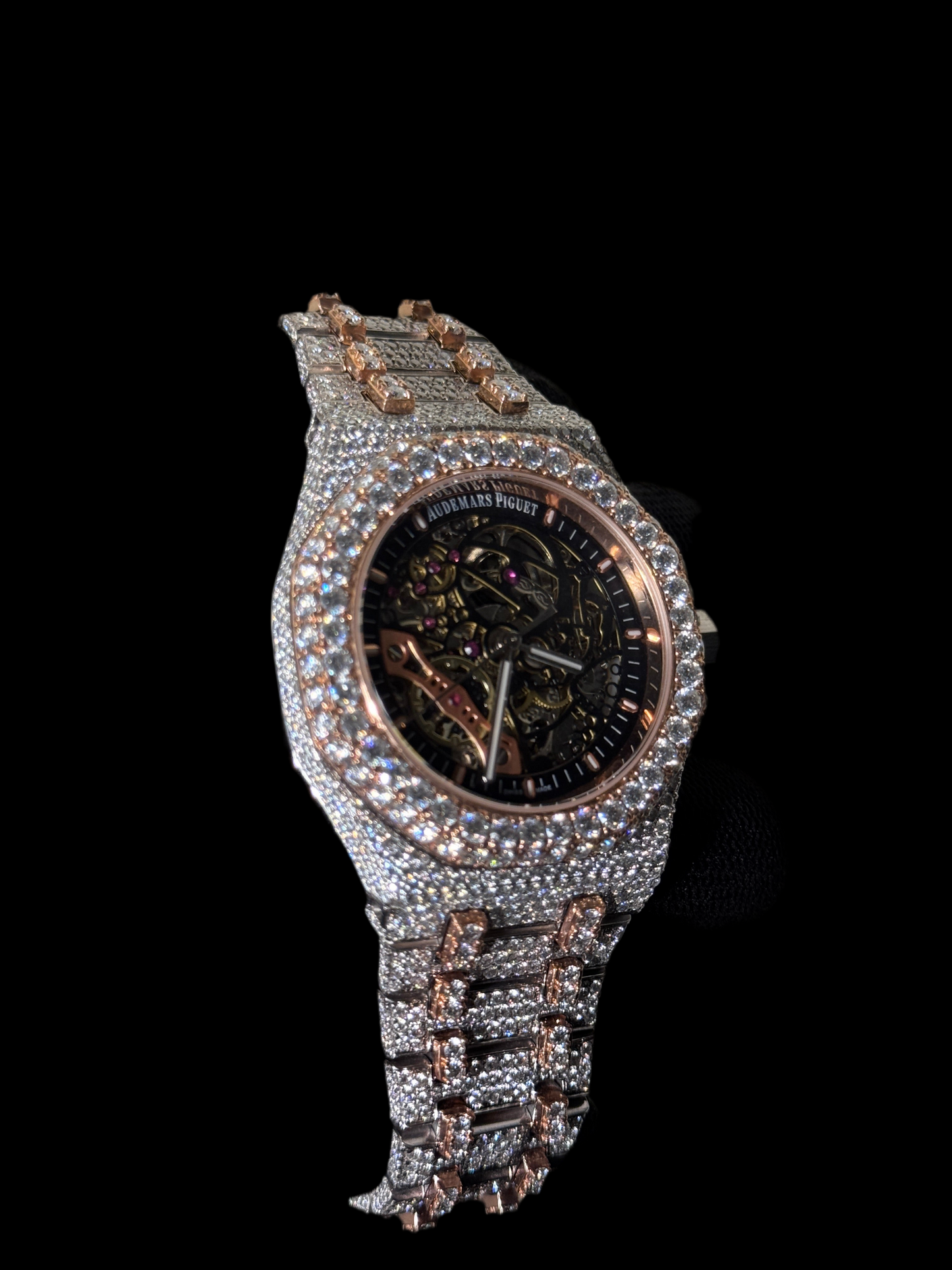 Rose Gold Skeleton In VVS Diamonds