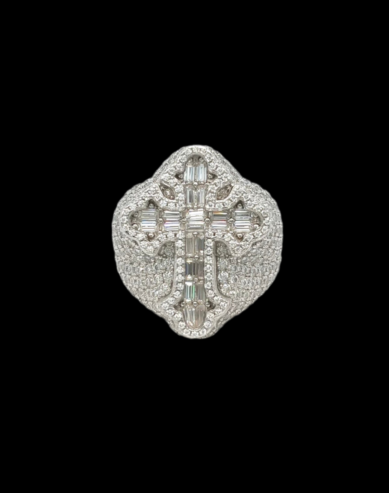 VVS Diamond Cross Ring