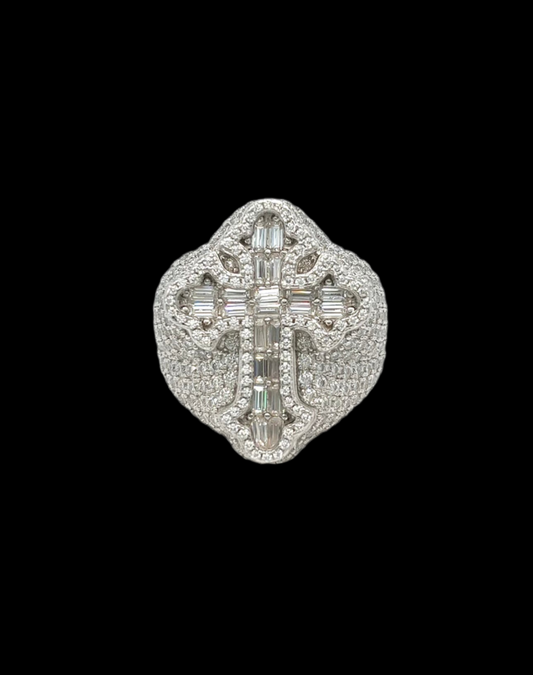 VVS Diamond Cross Ring