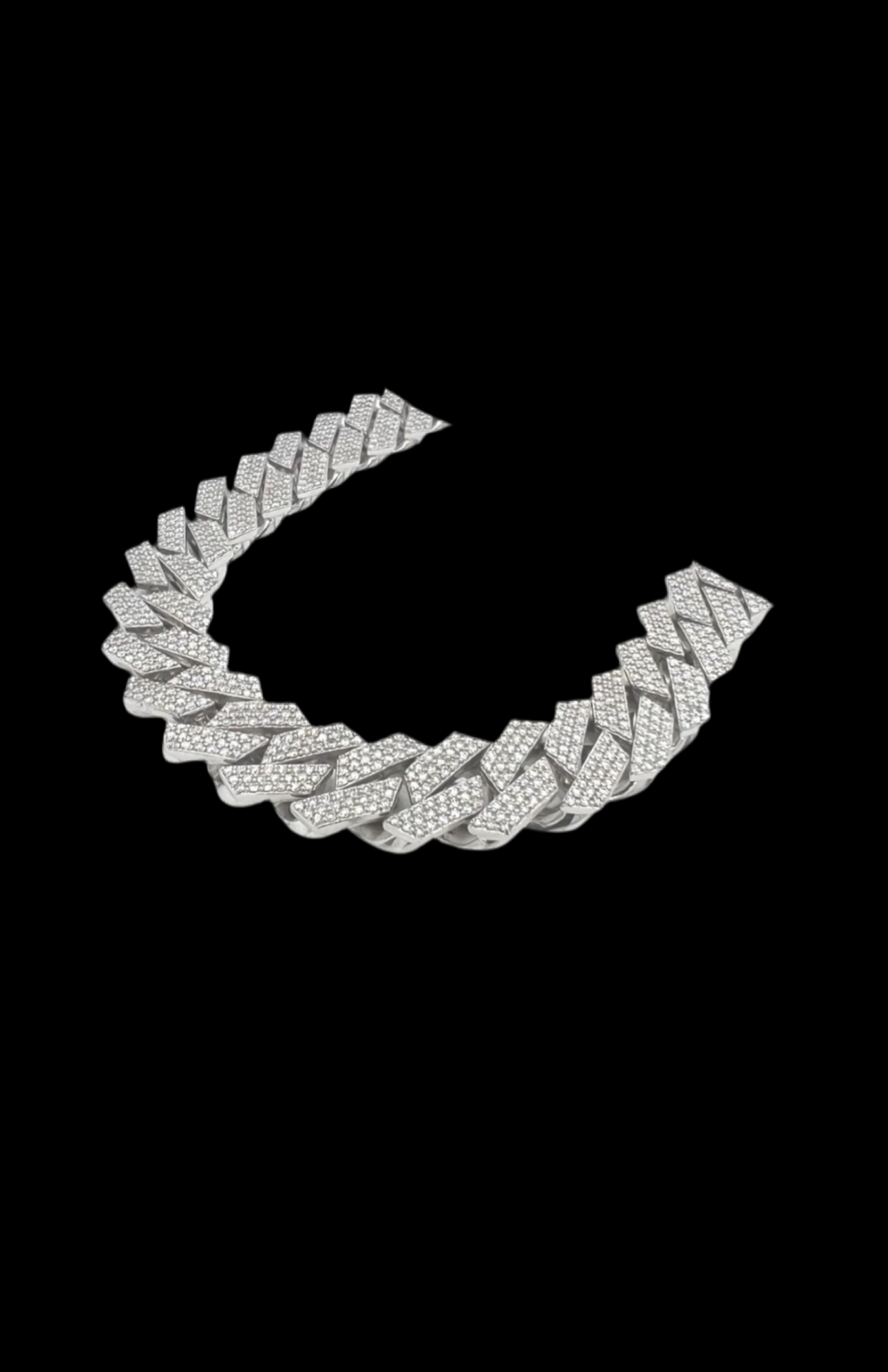 15MM Miami Cuban Pave Diamond Chain 33.56 CT - 22"