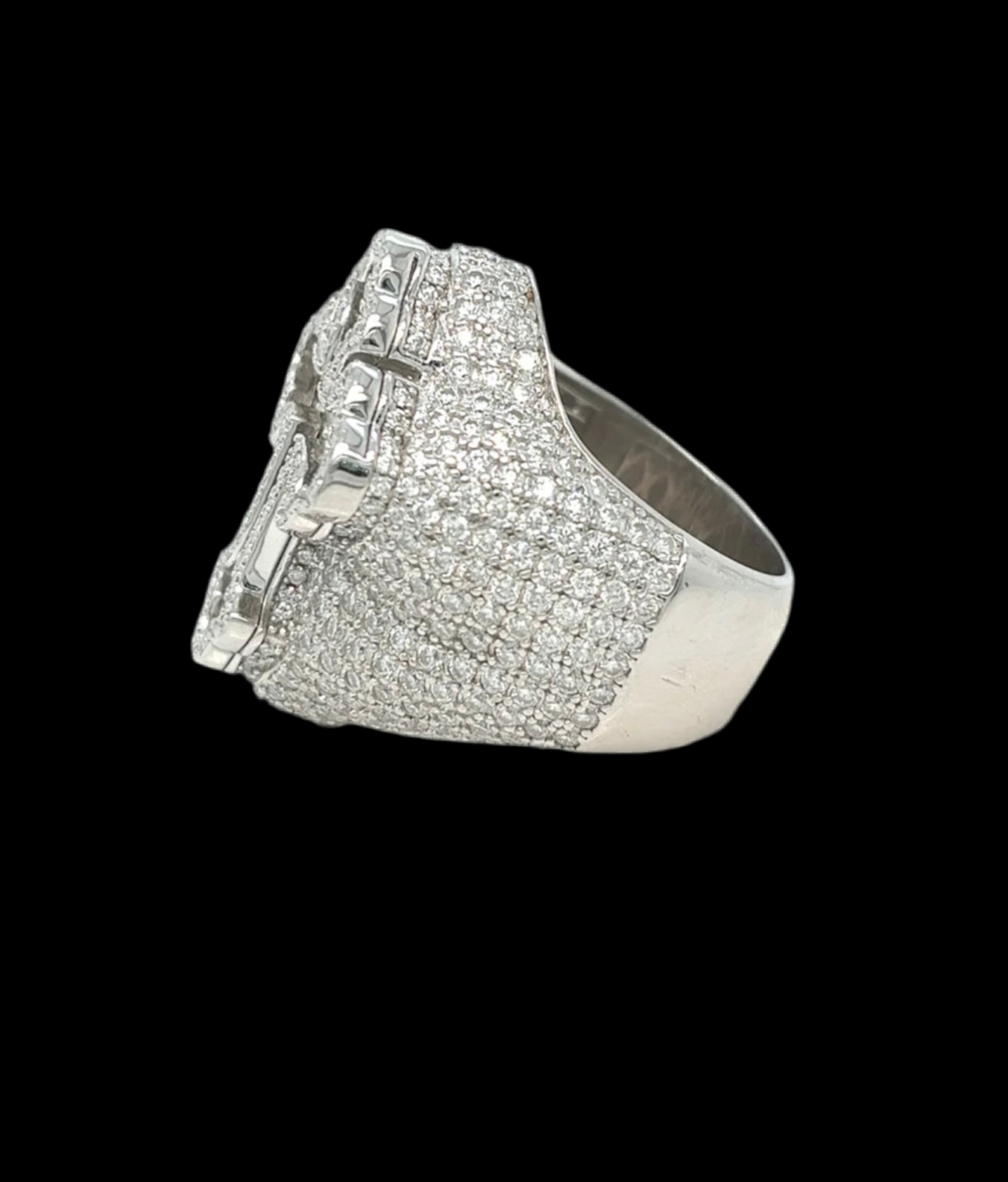 VVS Diamond Cross Ring