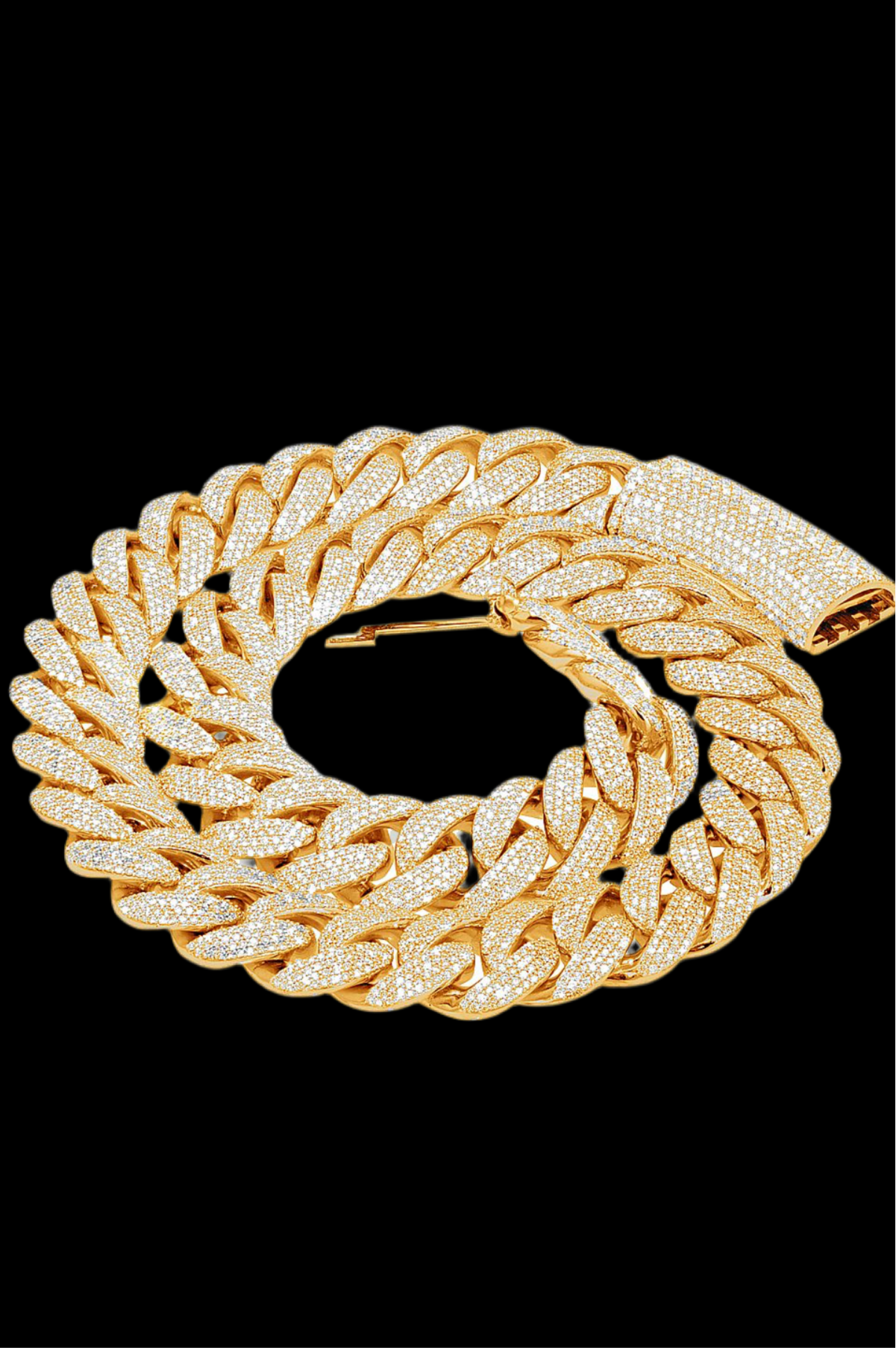 20MM HoneyComb Setting Diamond Cuban Link , 68CTW Diamonds 350Grams