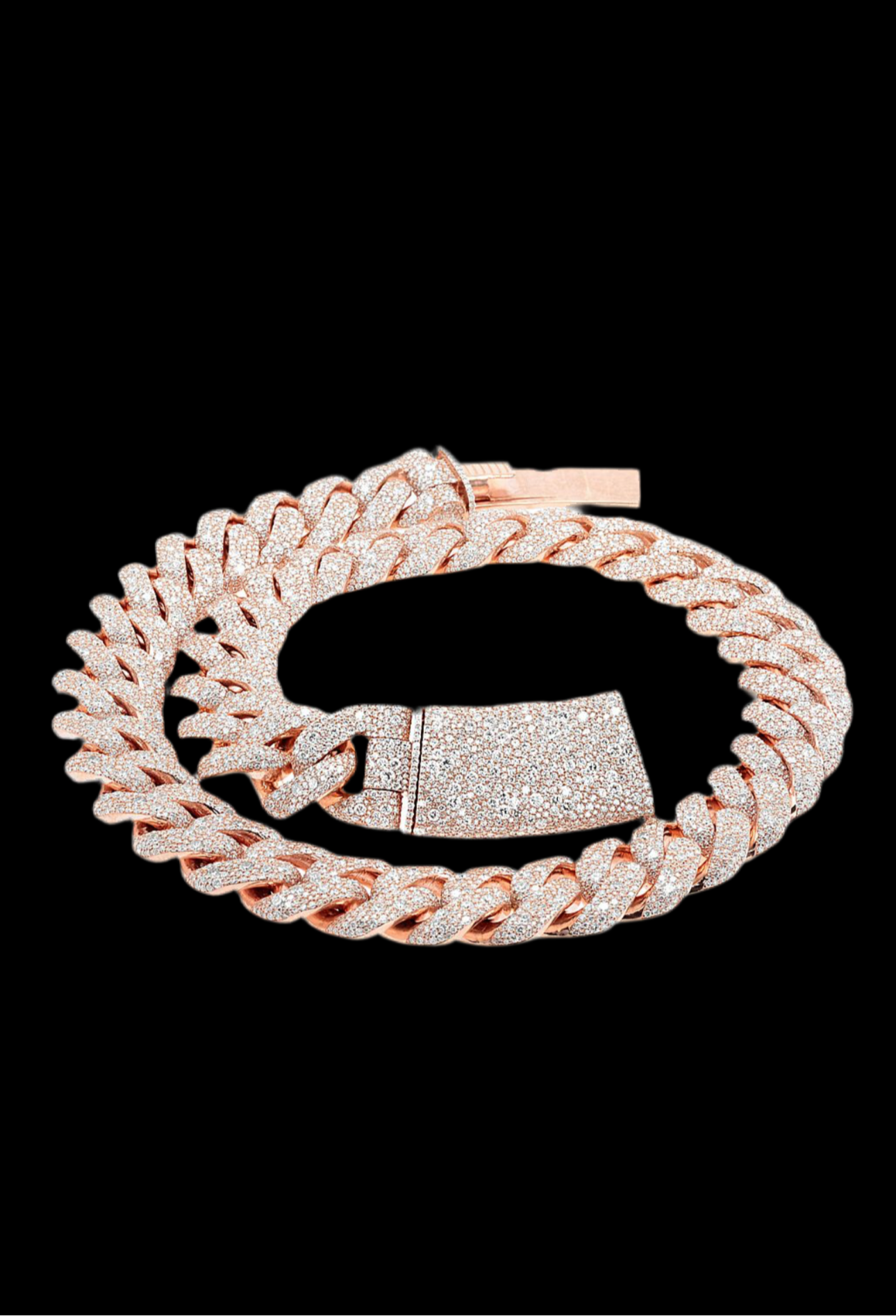 20MM HoneyComb Setting Diamond Cuban Link , 68CTW Diamonds 350Grams