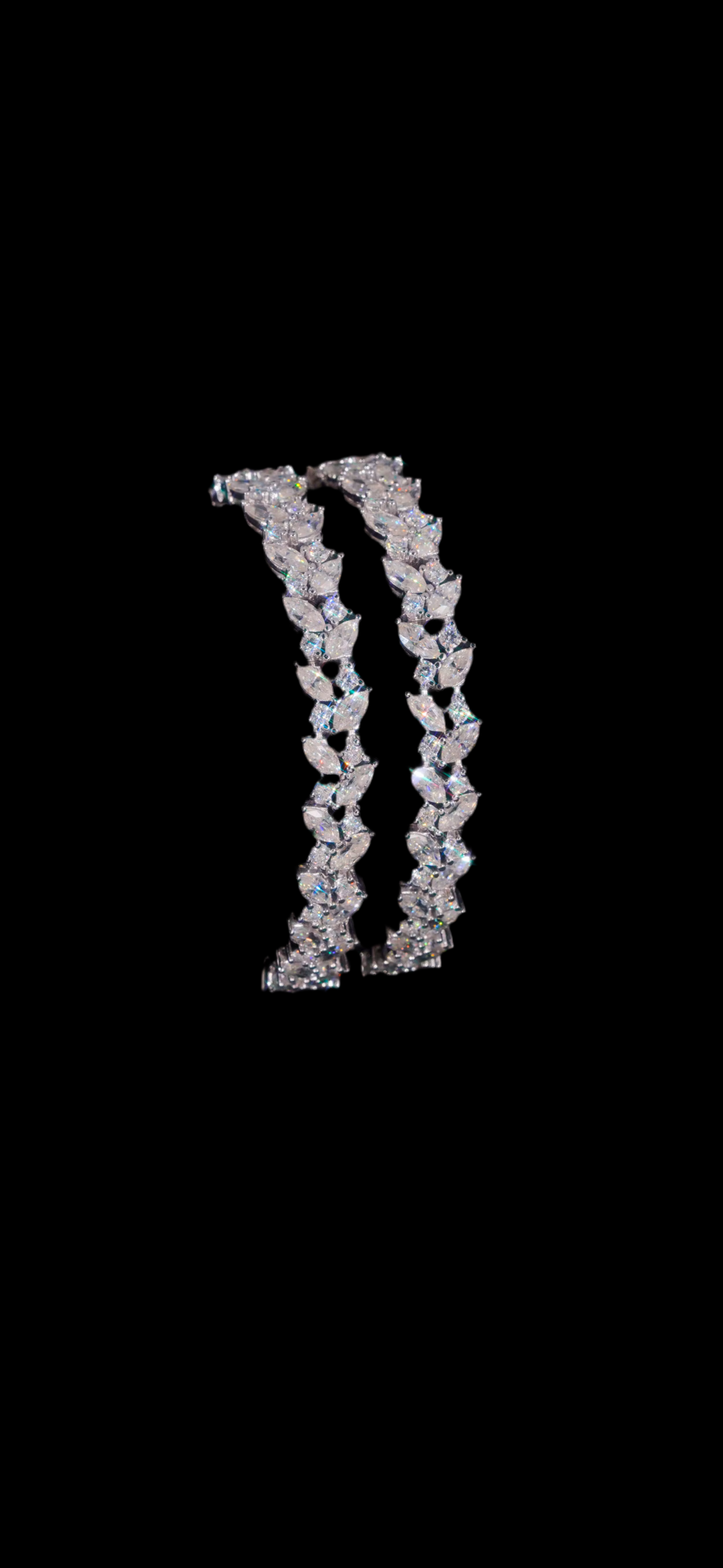 Marquise Cut Solitaire Diamond Bracelet