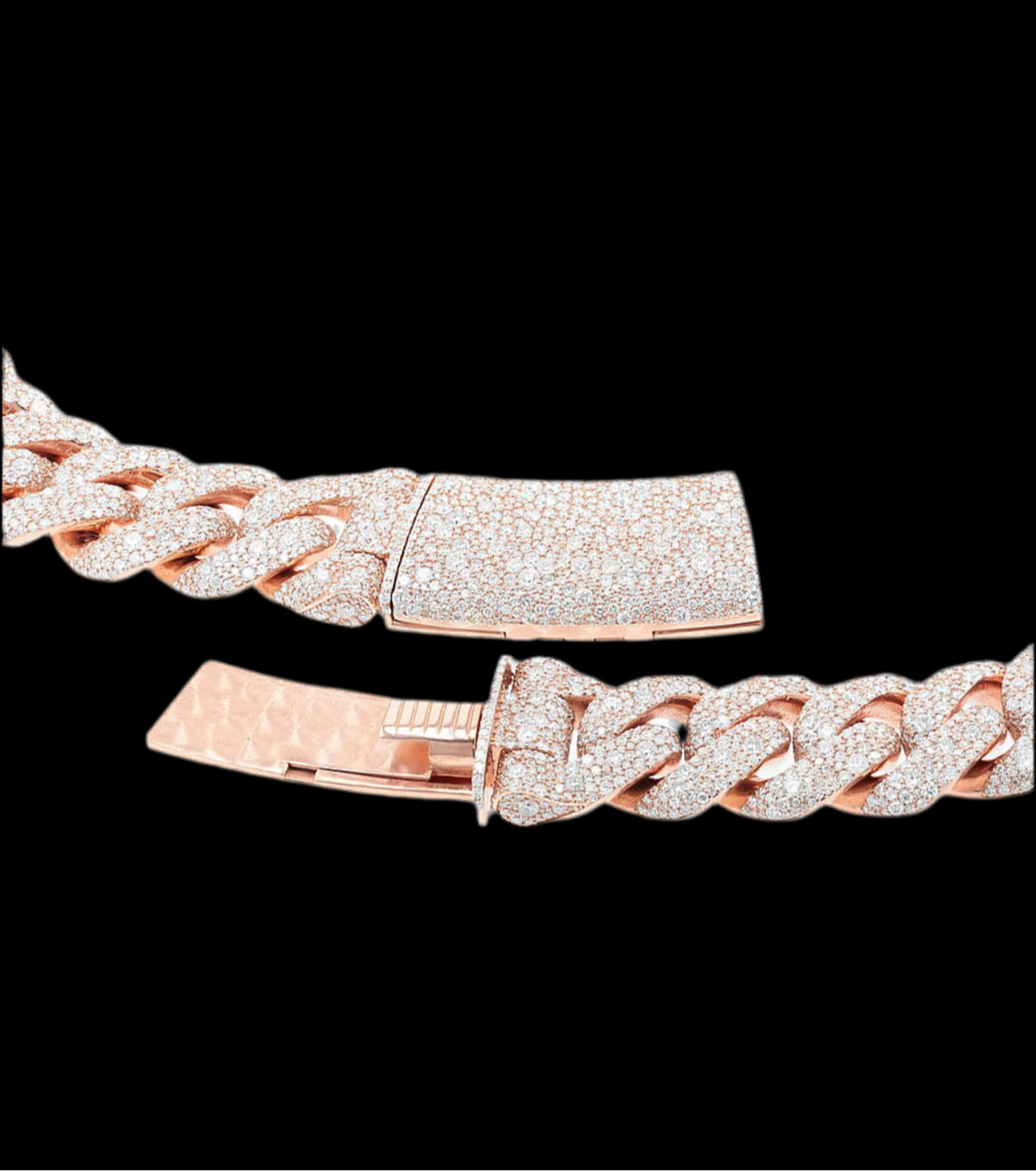 20MM HoneyComb Setting Diamond Cuban Link , 68CTW Diamonds 350Grams