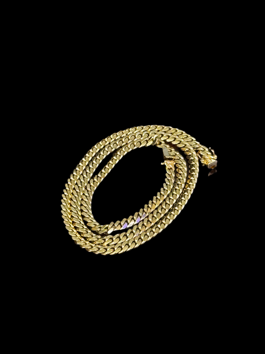 14K 5MM Miami Cuban Link Solid 50G
