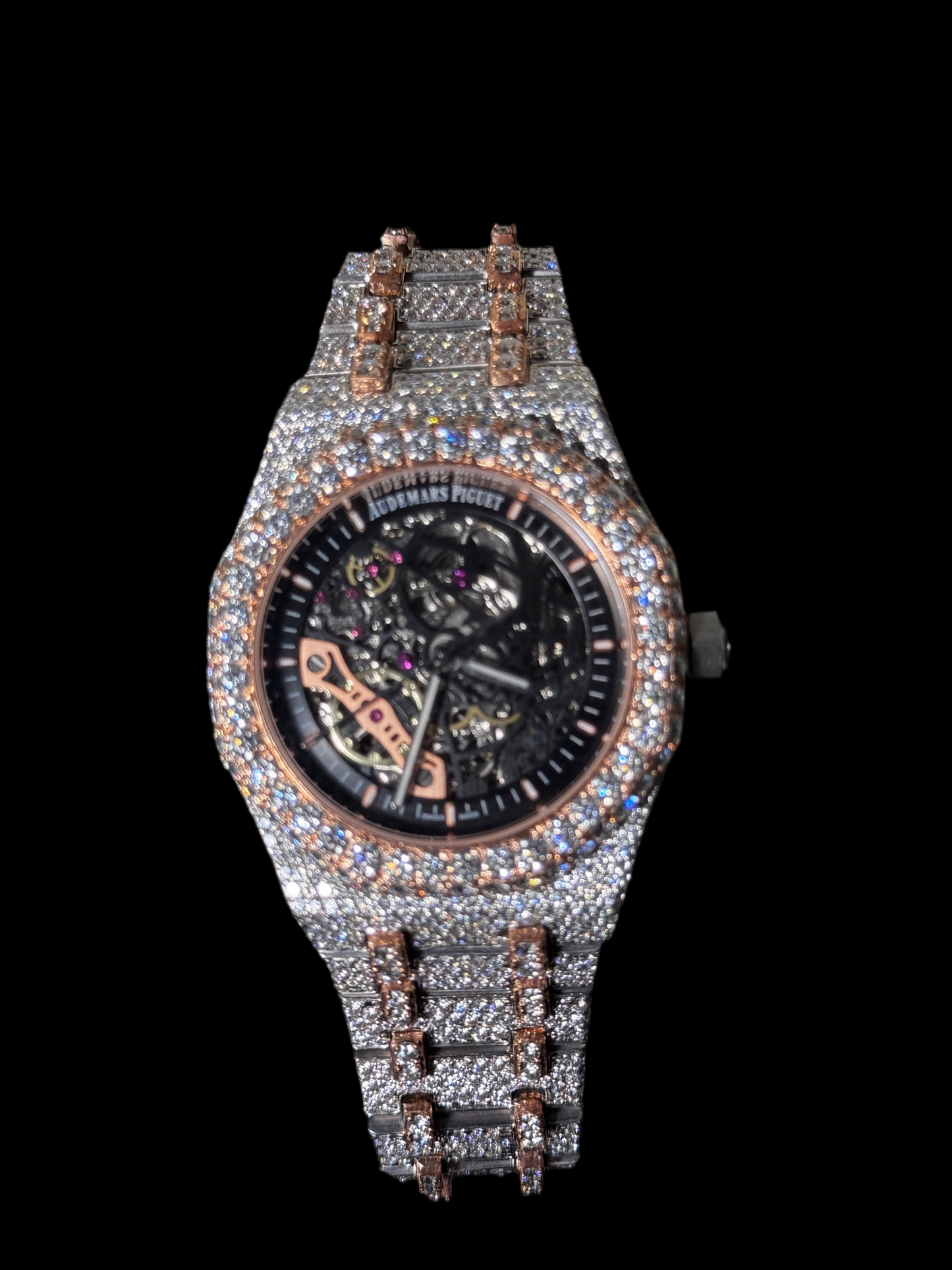 Rose Gold Skeleton In VVS Diamonds