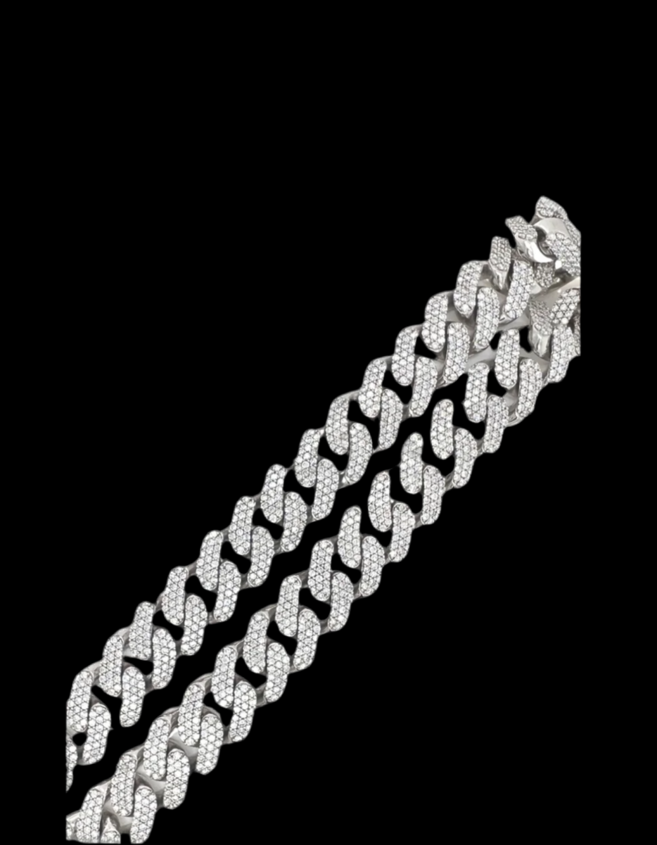 16MM Miami Cuban Honeycomb VS Diamond Chain 35.31 CT - 22"