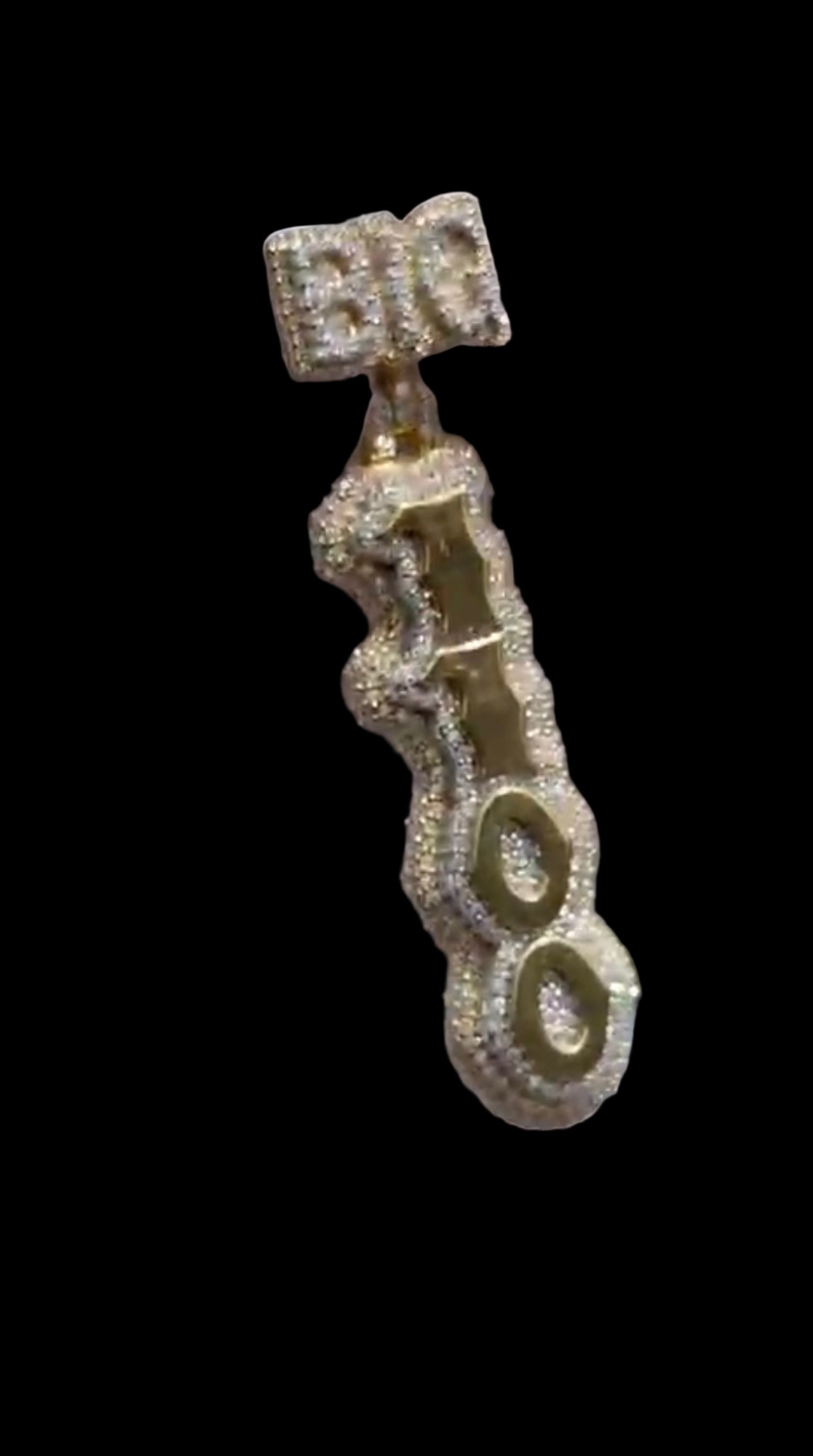 10K Gold With Vs1 Natural Diamonds