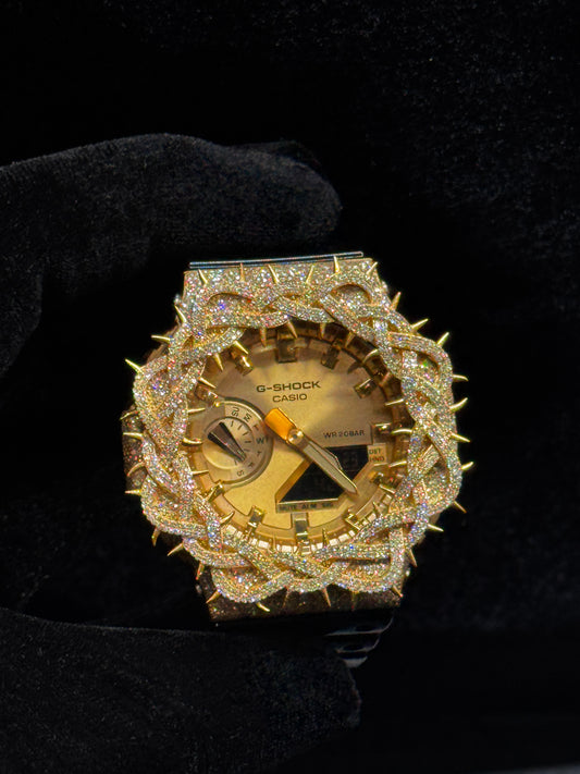 Diamond G-Shock , 5.5Ct Vs1 Diamonds with Box and Papers